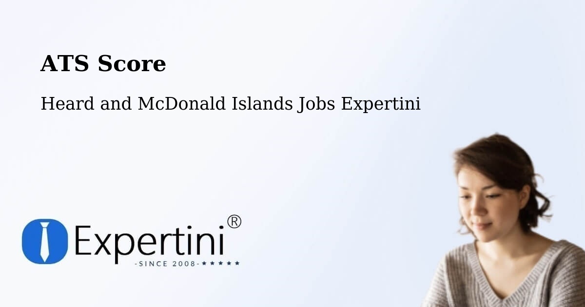 Resume ATS Score & Job Description Match Tool – Heard and McDonald Islands - Heard and McDonald Islands Jobs Expertini