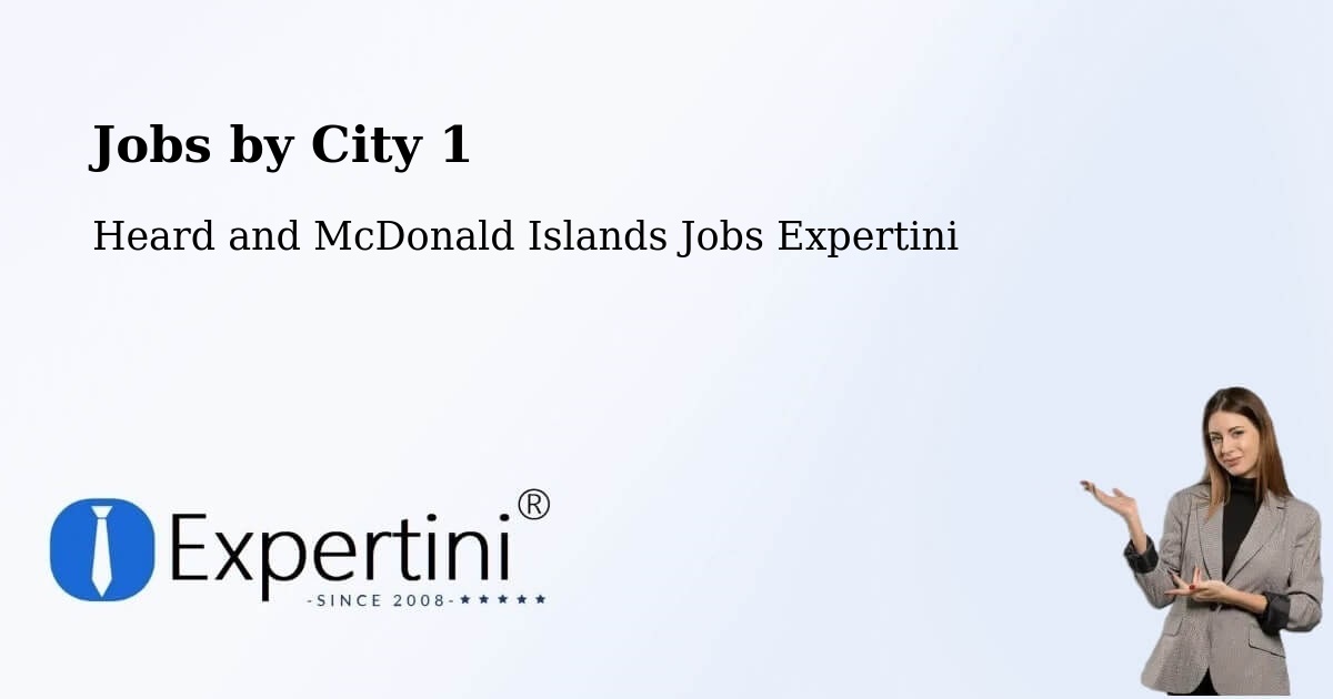 City Jobs in Heard and McDonald Islands - Expertini