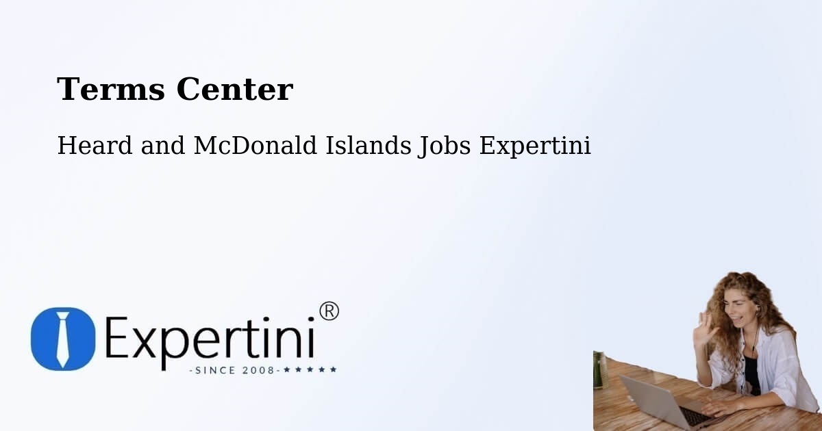 Terms of Service – Heard and McDonald Islands - Heard and McDonald Islands Jobs Expertini